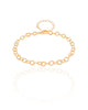 Pulseira Elos Ovais 5 mm Banhado a Ouro 18K