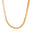 Choker Malha Cubana 6.5 mm Banhado a Ouro 18K