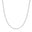 Choker Hematita Prateada 2 mm Ródio Branco