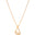 Gargantilha Coração Mãe Cravejado Cristal Banhado a Ouro 18K - 45 cm