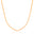 Choker Hematita Dourada 2 mm Banhado a Ouro 18K