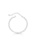 Pulseira Elos Português Oval Achatado