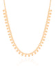 Choker Grumet Bolinhas Lisas Banhado a Ouro 18K