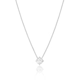 Gargantilha Veneziana Ponto de Luz Cristal Ródio Branco