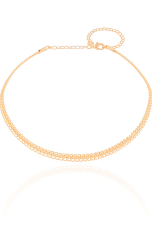 Aro Flexível Aramado 5 mm Banhado a Ouro 18K