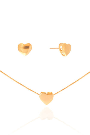 Conjunto Coração Liso