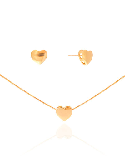 Conjunto Coração Liso