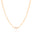 Choker Elos Ponto de Luz Cristal 6 mm Banhado a Ouro 18K