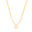 Choker Bolinhas Pingente Redondo Banhado a Ouro 18K