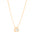 Gargantilha Veneziana Gota Cravejada Cristal Banhado a Ouro 18K - 45 cm