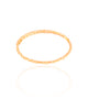 Bracelete Mola Quadrados 2 mm Banhado a Ouro 18K