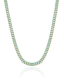 Choker Turmalina Ródio Branco