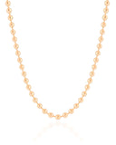 Choker Bolas Lisas 4 mm Banhado a Ouro 18K