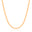 Choker Malha Quadrada 3 mm Banhado a Ouro 18K