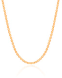 Choker Malha Quadrada 3 mm Banhado a Ouro 18K