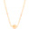 Gargantilha Elos Bola Lisa 12 mm Banhado a Ouro 18K - 45 cm