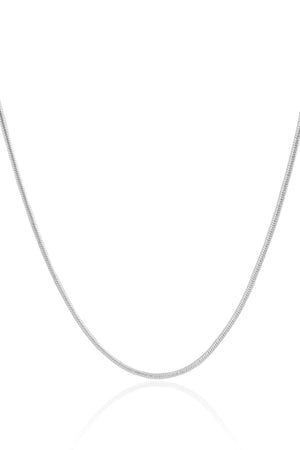 Choker Rabo de Rato Ródio Branco