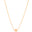 Gargantilha Veneziana Bola Lisa 8 mm Banhado a Ouro 18K - 40 cm