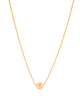 Gargantilha Veneziana Bola Lisa 8 mm Banhado a Ouro 18K - 40 cm