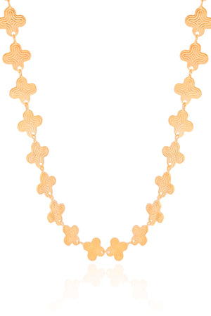 Choker Alhambra 10 mm Banhado a Ouro 18K