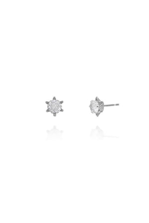 Brinco Flor Ponto de Luz Cristal