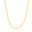 Choker Plaquinhas Lisas 3 mm Banhado a Ouro 18K - 35 cm