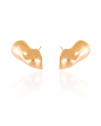 Ear Cuff Orgânico 2,5 cm Banhado a Ouro 18K