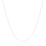 Gargantilhas Venezianas 5 x 45 + 5 cm Ródio Branco