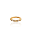 Aliança Aparador Eternity Cravejada Cristal