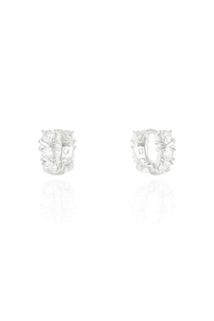 Brinco Argola Cristal 1.2 cm