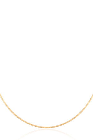 Gargantilha Aro Flexível Banhado a Ouro 18K