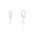 Brinco Argola Click Orgânica Derretida Cravejado Cristal 2.8 cm Ródio Branco