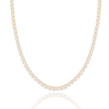 Choker Riviera Cristal Banhado a Ouro 18K