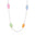 Choker Navetes Coloridos Ródio Branco