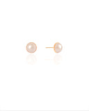 Brinco Pérola 8 mm Banhado a Ouro 18K