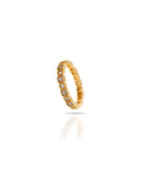 Aliança Aparador Eternity Cravejada Cristal