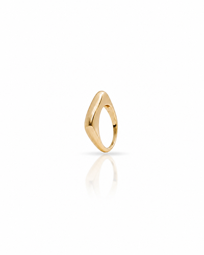 Anel Bold Quadrado Liso