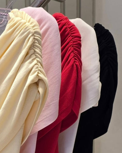 Blusa Assimétrica Drapeada