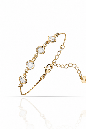 Pulseira Pontos de Luz Cristal