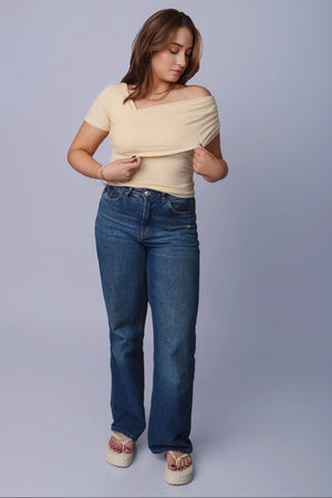 Blusa Assimétrica Drapeada