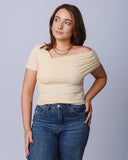 Blusa Assimétrica Drapeada