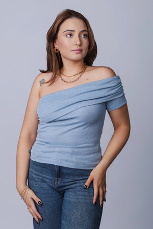 Blusa Assimétrica Um Ombro