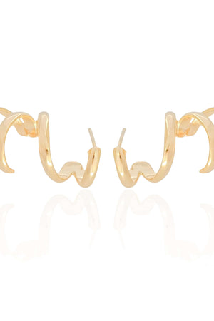 Ear Cuff Quatro Filetes Banhado a Ouro 18K