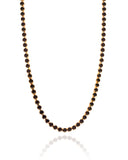 Choker Riviera Preto 3 mm Banhado a Ouro 18K - 30 cm