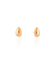 Brinco Gota Lisa 1.3 cm Banhado a Ouro 18K