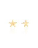 Brinco Estrela do Mar 1.5 cm Banhado a Ouro 18K