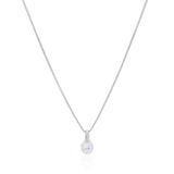 Gargantilha Veneziana Gota Cristal Ródio Branco