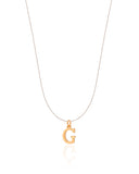 Choker Nylon Letra G Banhado a Ouro 18K