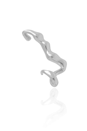 Piercing Orgânico Transversal Ródio Branco