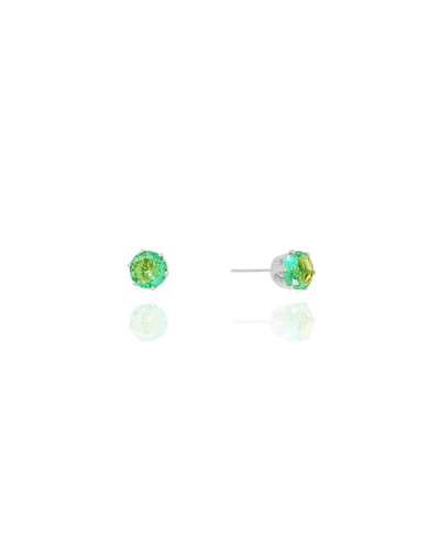 Brinco Ponto de Luz Turmalina 6 mm